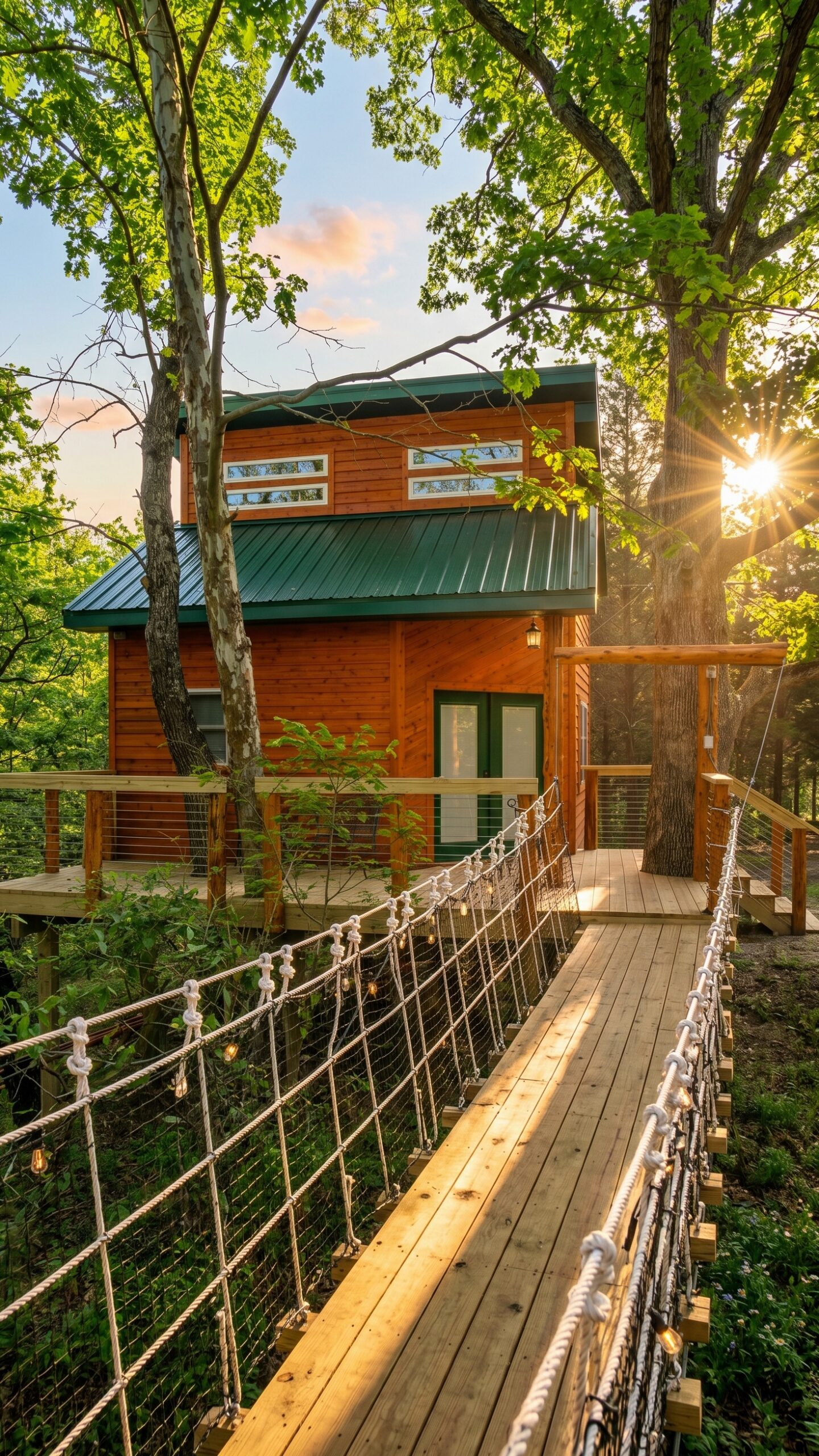 The Treehouse cabin in the Shawnee Forest