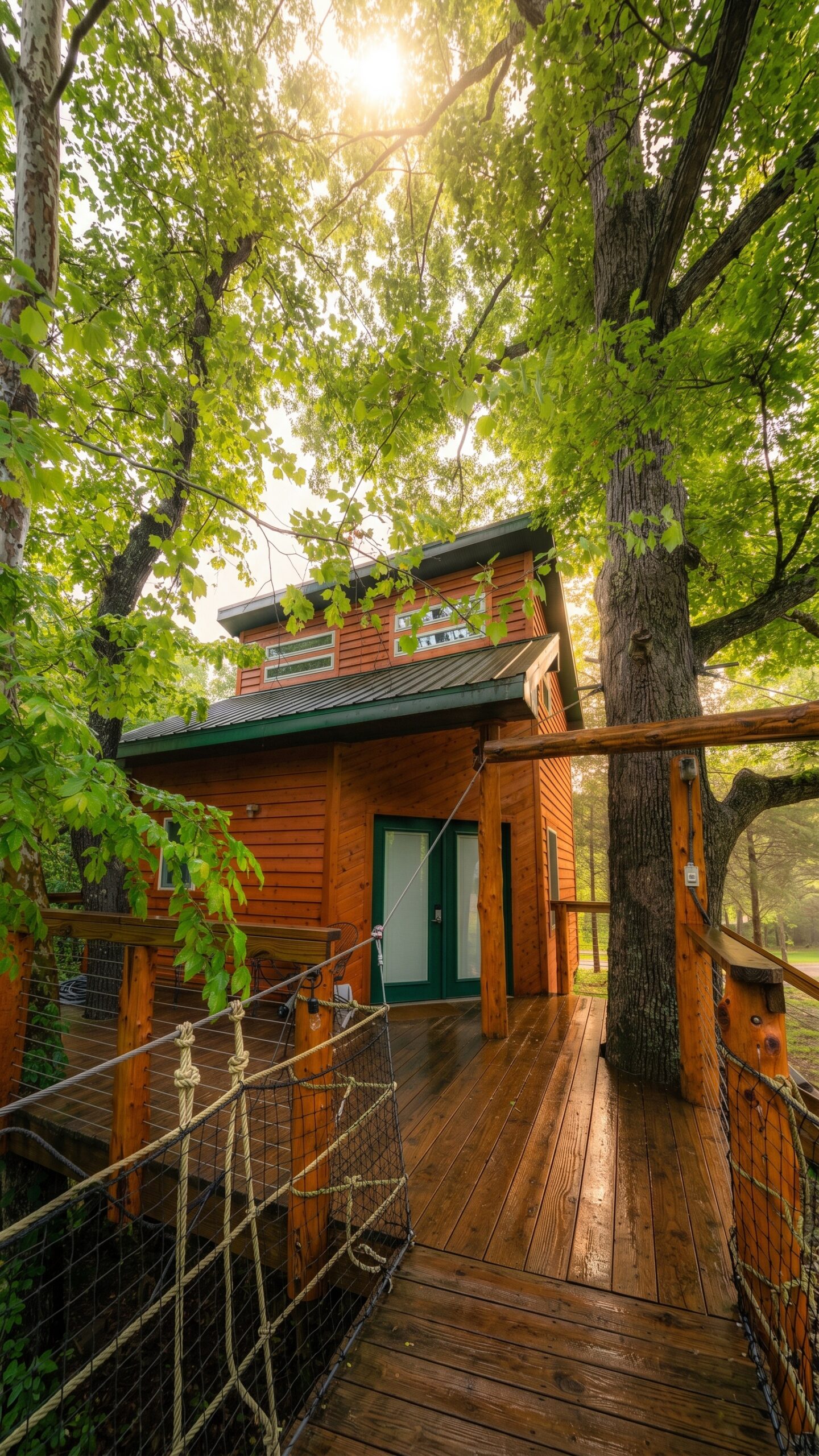 The Treehouse cabin in the Shawnee Forest