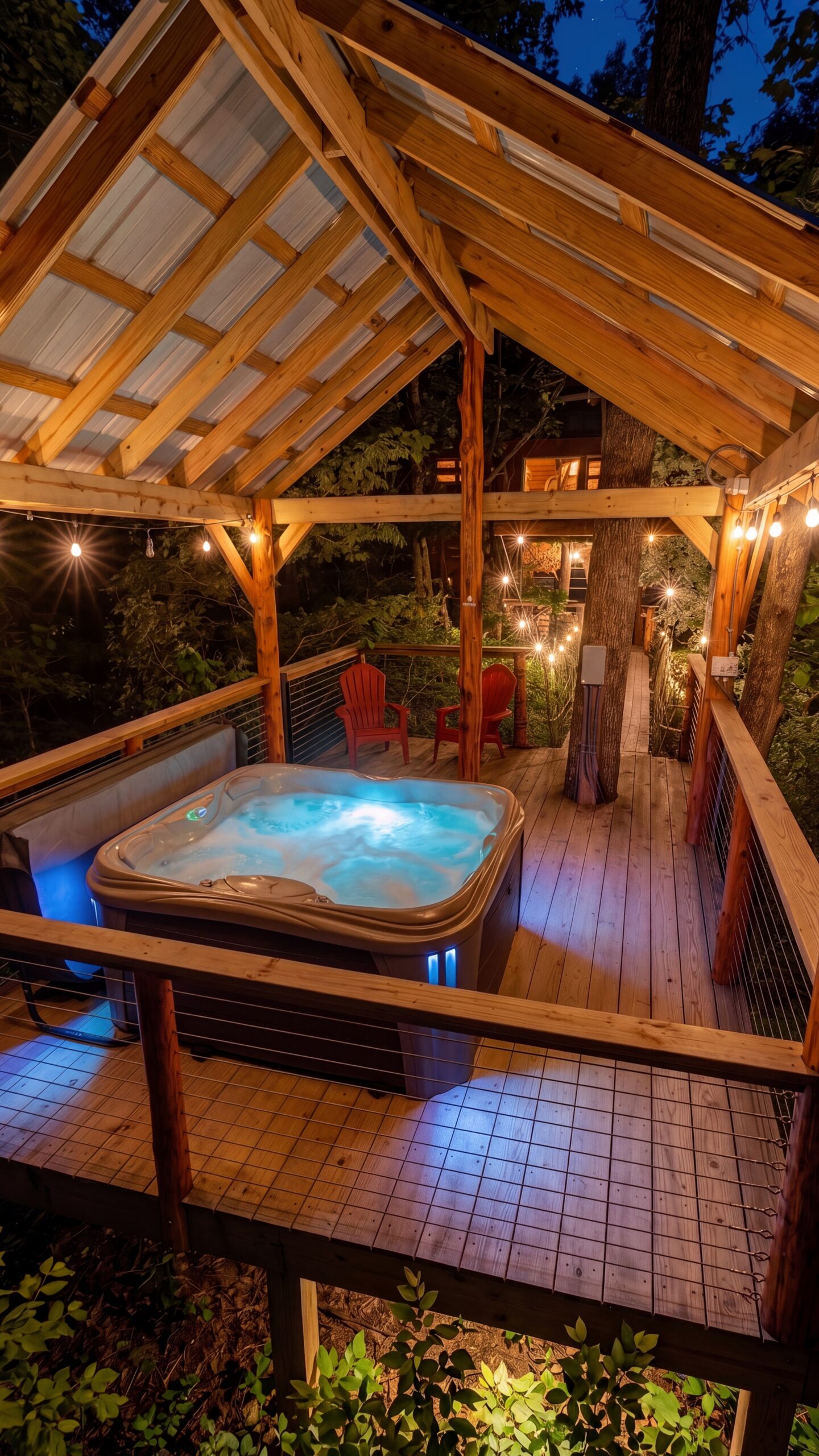 Treehouse interior