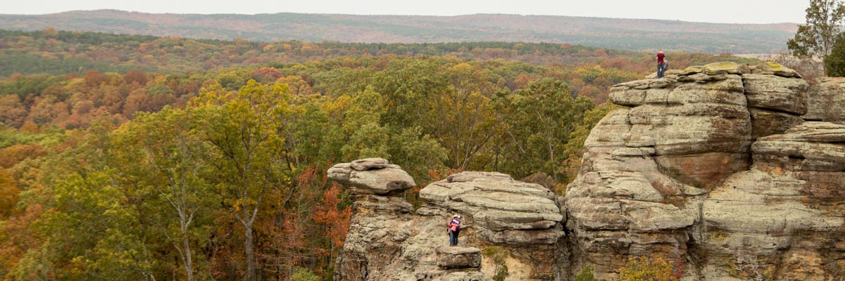 Garden of the Gods Illinois in the Shawnee National Forest